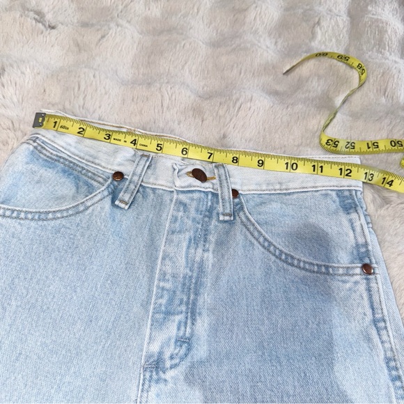 Wrangler Vintage Light Wash Two Tone Jeans Size 27/25” - Picture 8 of 11